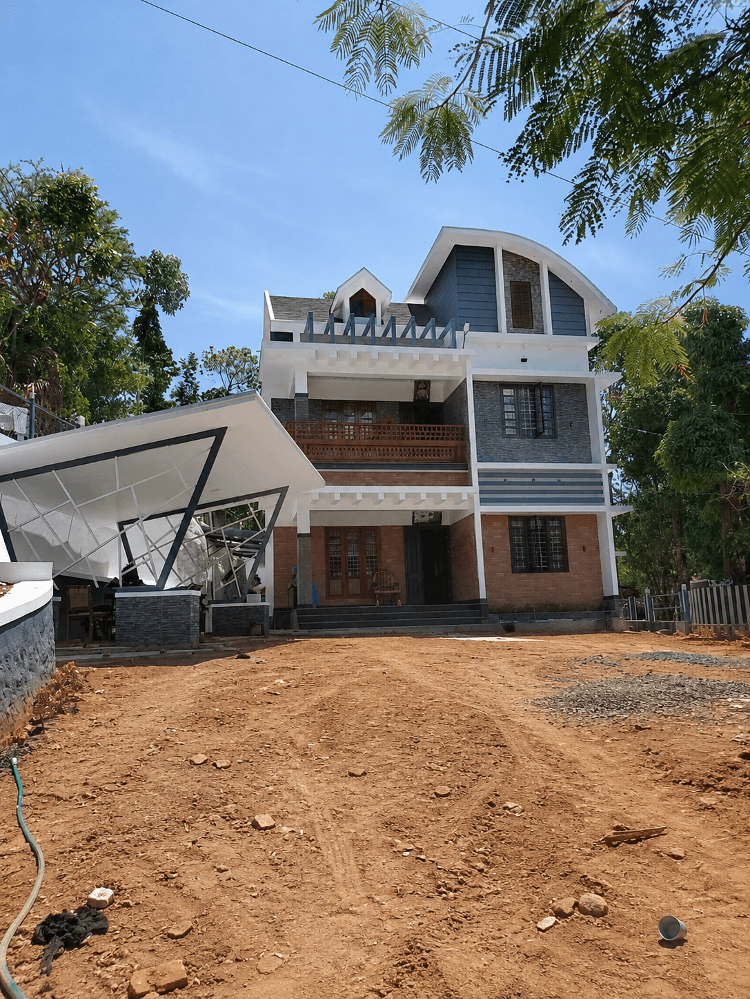 Raw site prior to landscaping